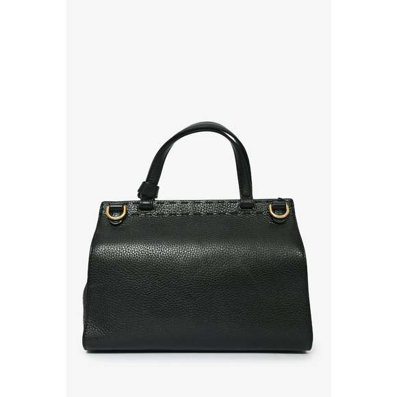 Gucci Black Grained Leather GG Top Handle with Strap - Picture 3 of 3